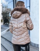 Zimná dámska tmavobéžová bunda Mirial