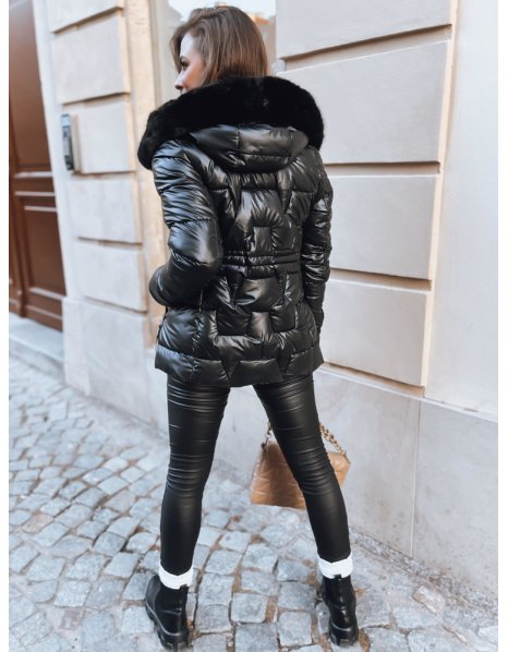 Čierna dámska zimná bunda Abigail Warm