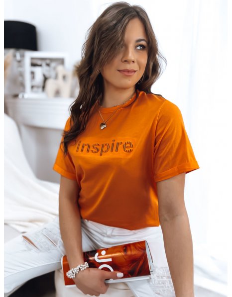 Pomarančové dámske tričko Inspire