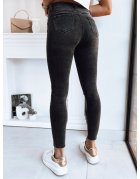 Nohavice dámske džínsové Spruge čierne