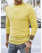 Klasický žltý pánsky sveter