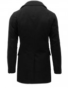 Pánsky zimný čierny kabát