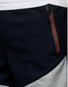 Krátke pánske tmavomodré teplákové nohavice