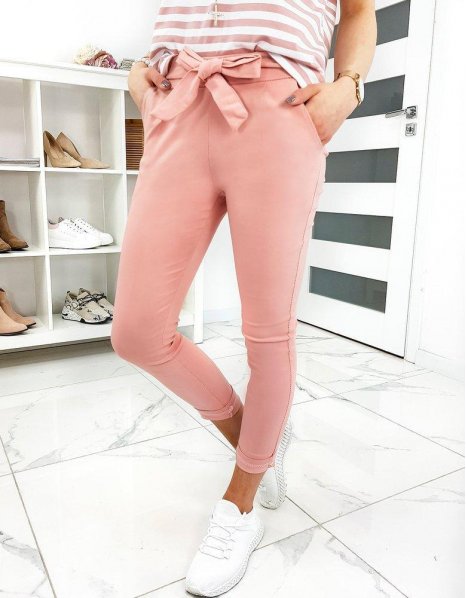 Ružové dámske nohavice Lovely Basic