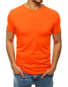 Pánske pomarančové tričko bez potlače