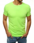 Pánske zelené tričko bez potlače