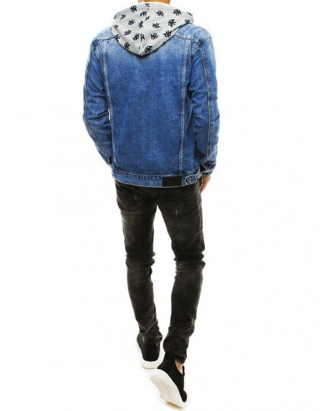 Pánske džínsová modrá bunda