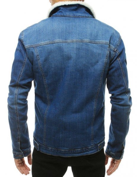 Modrá džínsová bunda