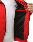 Prechodná bunda s kapucňou v červenej