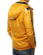 Prechodná bunda s kapucňou v žltej