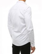 Biela pánska košeľa s dlhým rukávom