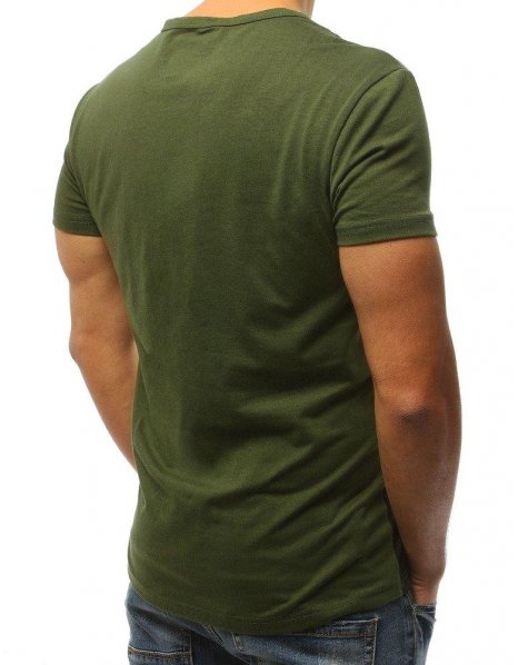Zelené pánske tričko s potlačou