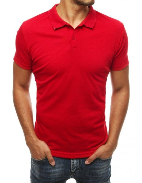 Červená pánska polo košeľa