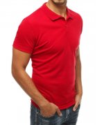 Červená pánska polo košeľa