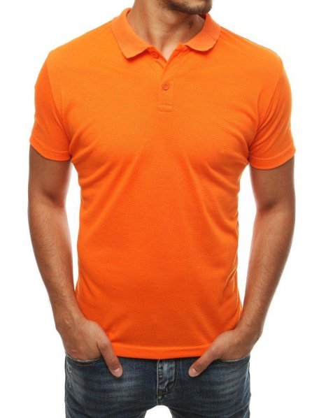 Pomarančová pánska polo košeľa