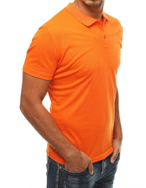 Pomarančová pánska polo košeľa