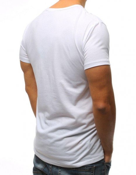 Biele pánske tričko s potlačou