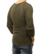 Khaki pánsky sveter