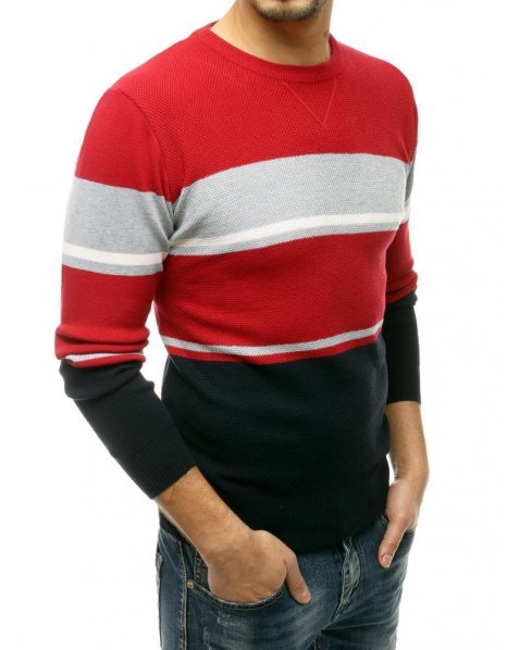 Pánsky červený sveter