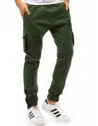 Zelené pánske jogger nohavice