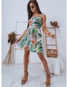 Béžové šaty Tropical