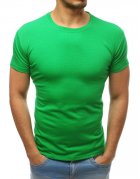Zelené pánske tričko bez potlače