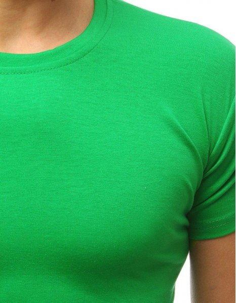 Zelené pánske tričko bez potlače
