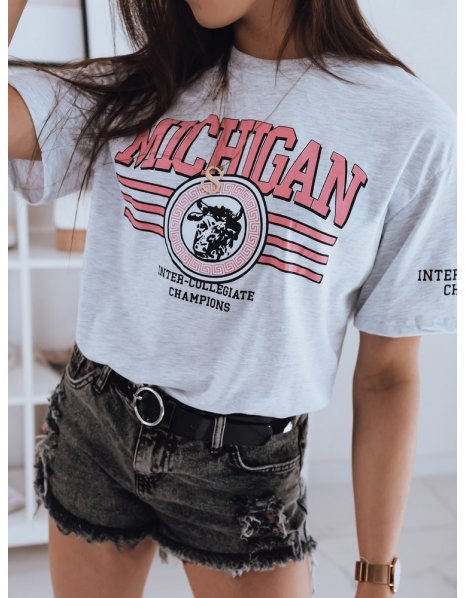 Svetlošedé dámske tričko Michigan