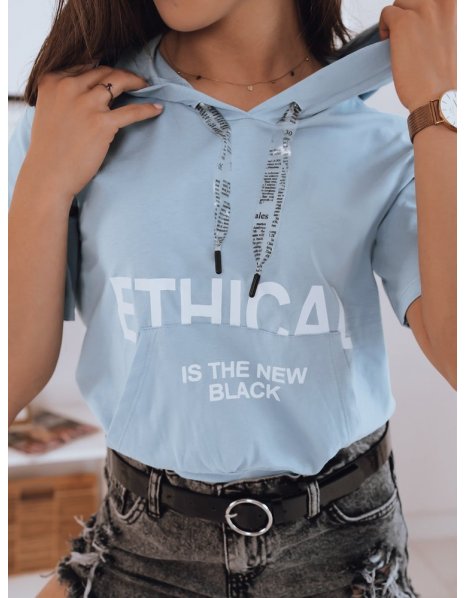 Modré dámske tričko Ethical