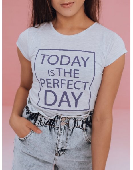 Svetlošedé dámske tričko Perfect Day