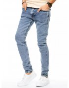 Svetlomodré pánske džínsové nohavice