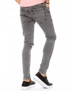 Svetlošedé pánske džínsové nohavice