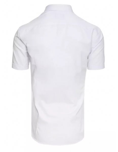 Biela pánska košeľa s krátkym rukávom