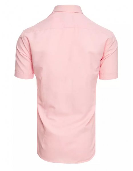 Ružová pánska košeľa s krátkym rukávom