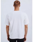 Biele pánske tričko s nášivkami