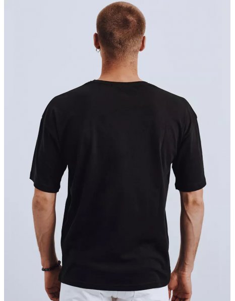 Čierne pánske tričko s potlačou