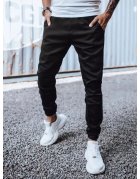 Čierne teplákové nohavice typu jogger