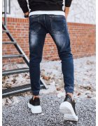 Tmavomodré džínsové pánske vreckáče