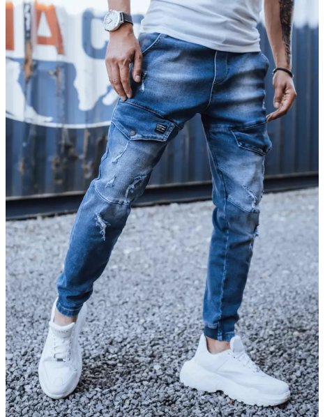 Modré džínsové pánske vreckáče