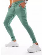 Zelené pánske teplákové nohavice