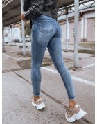 Modré dámske džínsové nohavice Klara