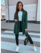 Zelený dámsky kabát Elle