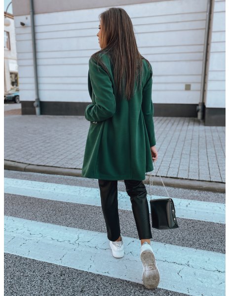 Zelený dámsky kabát Elle