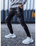 Čierne pánska džínsové vreckáče