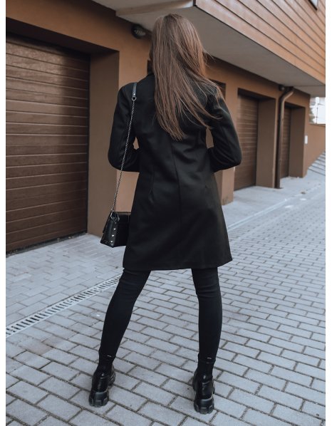 Čierny dámsky kabát Bella