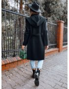Čierny dámsky kabát Arla