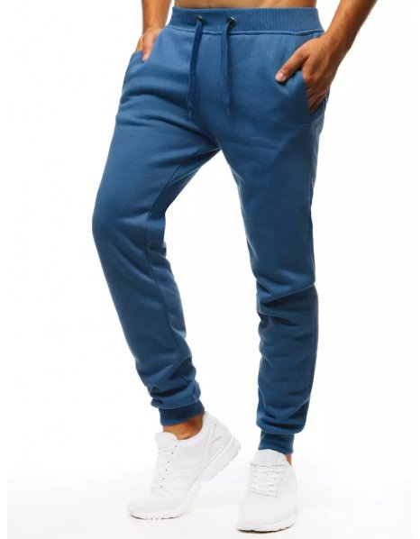 Pánske teplákové modré nohavice