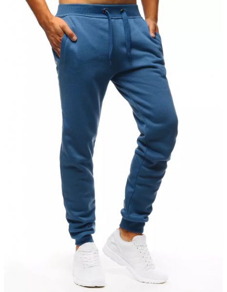 Pánske teplákové modré nohavice