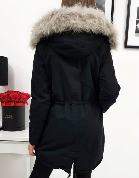 Dámska zimná párka bunda Thomsso čierna