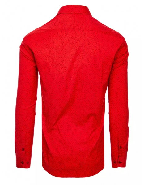 Červená pánska košela